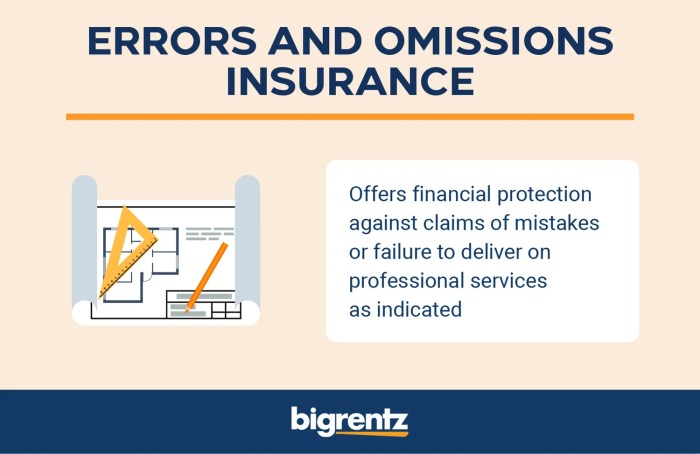 Errors and omissions insurance for bookkeepers